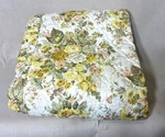 Vintage Waverly Twin Comforter Floral Chintz Yellow Green Quilted Usa Cottage. Fixed Price $79.99.
