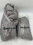 Bedsure Queen Comforter Bag 7 Pieces Pintuck Bedding Sets. Fixed Price $46.76.
