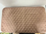 Project Runway King Pillow Shams Set Of Taupe Quilted Textured 20X34. Fixed Price $9.99.