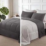 Exclusivo Mezcla Lightweight Reversible 3-PIECE Comforter Set All Seasons, Down. Fixed Price $41.79.