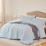 Quataly Queen Comforter Sets SKYBLUE,3PCS Soft Lightweight Breathable Bedding.... Fixed Price $54.15.
