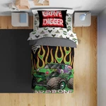 Monster Jam Toddler Comforter Set - 4 Piece Preschool Bedding Includes Comfor.... Fixed Price $62.49.