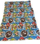 Super Mario Twin Size Bedding Reversible Comforter And One Pillowcase. Fixed Price $39.99.