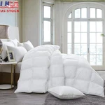 Luxurious Goose Down Comforter 800TC Egyptian Cotton All Season Duvet 65OZ New. Fixed Price $192.78.