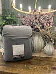 Full/queen Heavyweight Linen Blend Comforter & Sham Set Dark Gray - Casaluna New. Fixed Price $115.00.