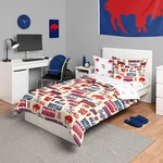 Foco Buffalo Bills Nfl Retro Bag Comforter Bedding 5 Piece Full Set. Fixed Price $149.61.