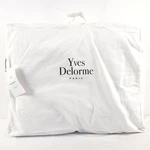 Yves Delorme Mandarin Silk-filled Cotton Comforter Duvet Cream Queen Size 92X92". Fixed Price $419.95.