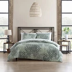 Stone Cottage Abingdon Cotton Green 3 Piece Duvet Cover Set-full/queen. Fixed Price $79.99.