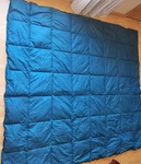 The Company Store Primaloft Deluxe Alternative Down Comforter*full*teal*good Con. Fixed Price $69.00.