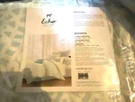Echo 'mykonos' Twin Comforter Set 1 Sham Bedskirt Machine Washable Cotton. Fixed Price $149.99.