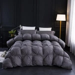 Snowman Goose Down Comforter Pinch Pleat Duvet Insert 750FP,1200TC Cotton. Fixed Price $99.99.