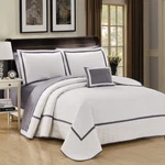 Chic Home Mesa 8 Piece Quilt Set (white, Queen). Fixed Price $27.99.