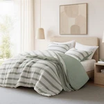 Essentials Striped Comforter Set King Size, Yarn-dyed Reversible Wi.... Fixed Price $112.80.