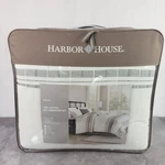 Harbor House Morgan Comforter Set Cal King 6 Piece 100% Cotton Gray Stripe Shams. Fixed Price $179.95.