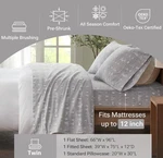 True North By Sleep Philosophy 100% Cotton Sheet Bedding Set Twin - 3 Piece. Fixed Price $25.00.
