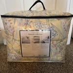 New Charter Club Damask Designs Hydrangea Yellow King Comforter & 2 Shams Set. Fixed Price $179.00.