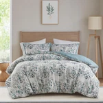 Madision Park Brielle Queen Comforter Set, Lightweight Medallion Design, Blue. Fixed Price $92.99.