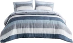 Essentials Jaxon Bed Bag Comforter Set With Sheet, Printed Stripe Design,. Fixed Price $109.99.
