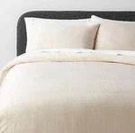Threshold (only Duvet Cover) Cotton Jacquard Luxe Off-white, King. Fixed Price $37.09.
