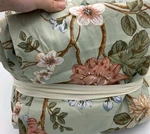 Threshold Full/queen Duvet Cover Set Botanical Floral Sage Green 100%COTTON. Fixed Price $24.95.