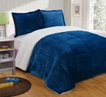 Chezmoi Collection 3-PIECE Micromink Sherpa Reversible Down Alternative Comfo.... Fixed Price $64.59.