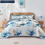 Pamnest Quilt Set Size, Coastal Ocean Nature 3 Pcs Soft King, Sea Turtle. Fixed Price $79.79.