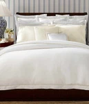 Nip $735 Ralph Lauren 4PC Regatta Cream Full/queen Duvet/bedskirt/shams Cotton. Fixed Price $350.00.
