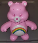 Care Bears Light-up Belly, Arms Move & Down 8 Pink Cheer Rainbow. Fixed Price $14.95.