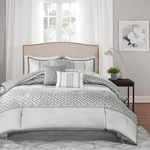Madison Park Luxury Comforter Set-traditional Jacquard Design All Season. Fixed Price $113.40.