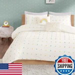 Intelligent Design Callie Girls Full/queen Comforter Set Ivory 5-PIECE Kids. Fixed Price $127.77.