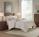 Harbor House 3 Pcs Cotton Comforter Set, Trendy Tufted Design Full / Queen.. Fixed Price $134.99.
