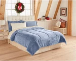 Bh Studio Microfleece Plush Bedding Comforter - King, Carolina Blue. Fixed Price $118.99.