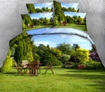 Fresh Countryside 3D Printing Duvet Quilt Doona Covers Pillow Case Bedding Sets. Fixed Price $156.08.