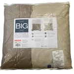 Down-alternative( The Big One) Reversible Comforter Queen 86"X86"NWT Taupe. Fixed Price $29.95.