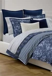 Ralph Lauren Caterina Reversible 3-PC Comforter Set Navy Multi King $500 Cotton. Fixed Price $190.00.