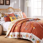 Barefoot Bungalow Topanga 3-PIECE Quilt Set, Full/queen, Multi Color. Fixed Price $130.99.