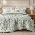 Queen Bedsure Comforter Set - Cute Floral Bedding Botanical Print. Fixed Price $66.44.
