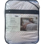 Super Pretty White & Rust Orange Reversible Printed Comforter Sham Set Twin. Fixed Price $34.99.