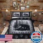 Castle Fairy Bear Print Full Size Kids Comforter Set,wild Animal Bedding. Fixed Price $55.73.