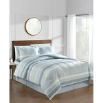 Fairfield Square Collection Light Blue Austin Reversible 6 Pc Twin Comforter Set. Fixed Price $49.99.