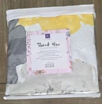 Lush Decor Leah Reversible 3 Pc Duvet Cover Set 100% Cotton Ful/queen Yellowgray. Fixed Price $33.99.