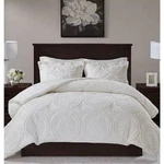 Madison Park MP10-5059 Arya Medallion Ultra Plush Comforter Mini Set Ivory, Ki. Fixed Price $68.73.