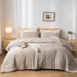 Weigelia King Size Comforter Set 7 Pieces Oatmeal Bed A.... Fixed Price $56.25.
