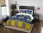 Northwest Nfl Los Angeles Rams Rotary 5PC Twin Bed Bag Set. Fixed Price $79.99.