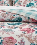Martha Stewart Percale Jacobean 3 Piece Queen Comforter Set, Nwt. Fixed Price $72.88.
