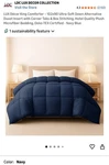 Lux Cor King Comforter 102X90 Ultra Soft Down Alternative Duvet Insert Hotel. Fixed Price $24.95.