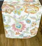 2016 Tommy Hilfiger Pastel Paisley Table Runner 83.5"L X 15"W. Fixed Price $12.00.