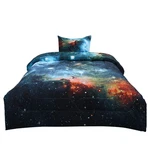 Uxcell Twin Comforter Sets 2-PIECE Galaxies Blue 3D Space Themed All-season. Fixed Price $52.97.
