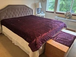 Mainstay Burgundy Velour Full Queen Comforter W/ One Sham #413. Fixed Price $59.99.