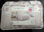 Viral Tik Tok Shabby Chic Floral Pink And White Cotton Gauze King Comforter. Fixed Price $215.00.